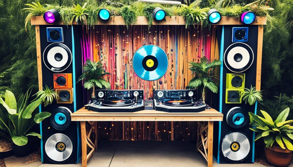 Alternative DJ Booth Setup Ideas