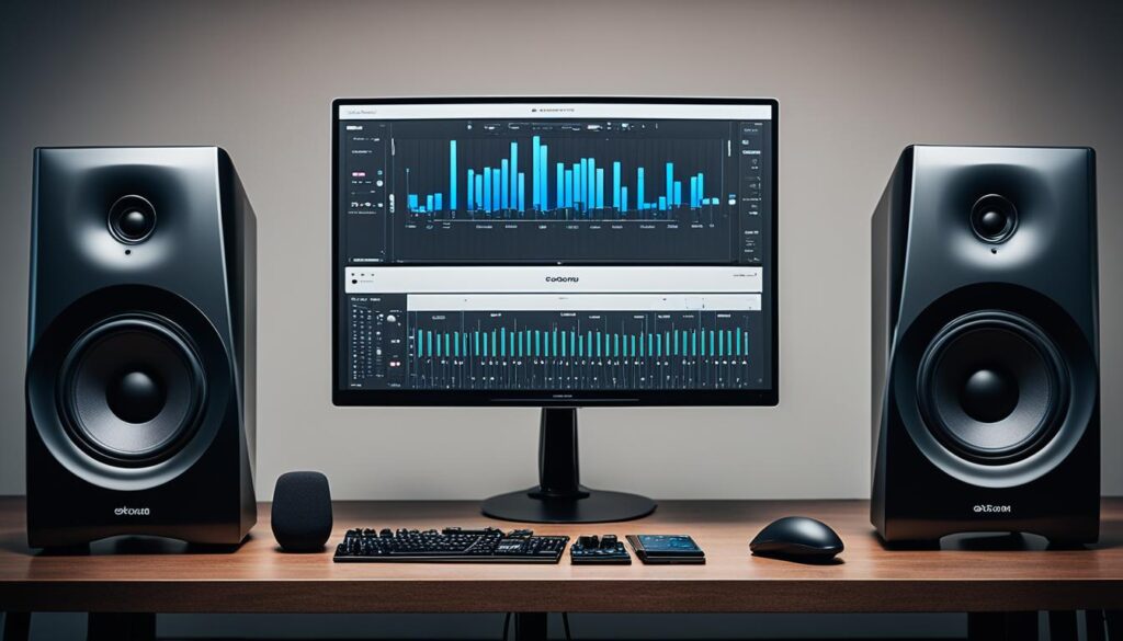 studio monitor setup studio monitor setup